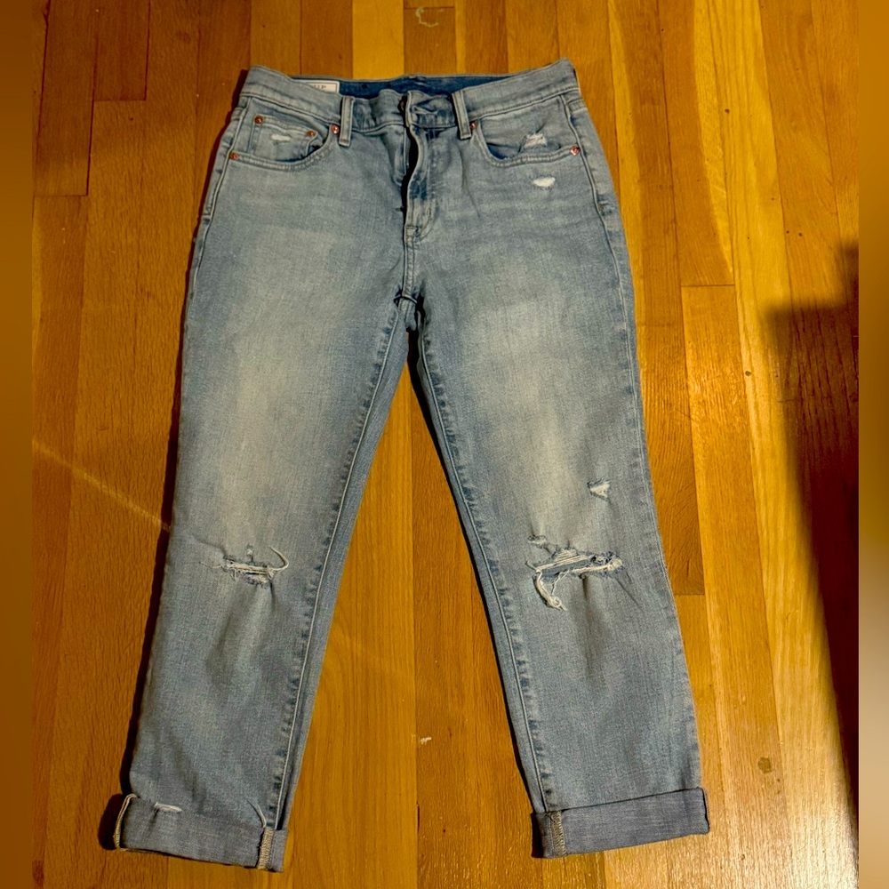 Girlfriend Mid Rise Jeans
